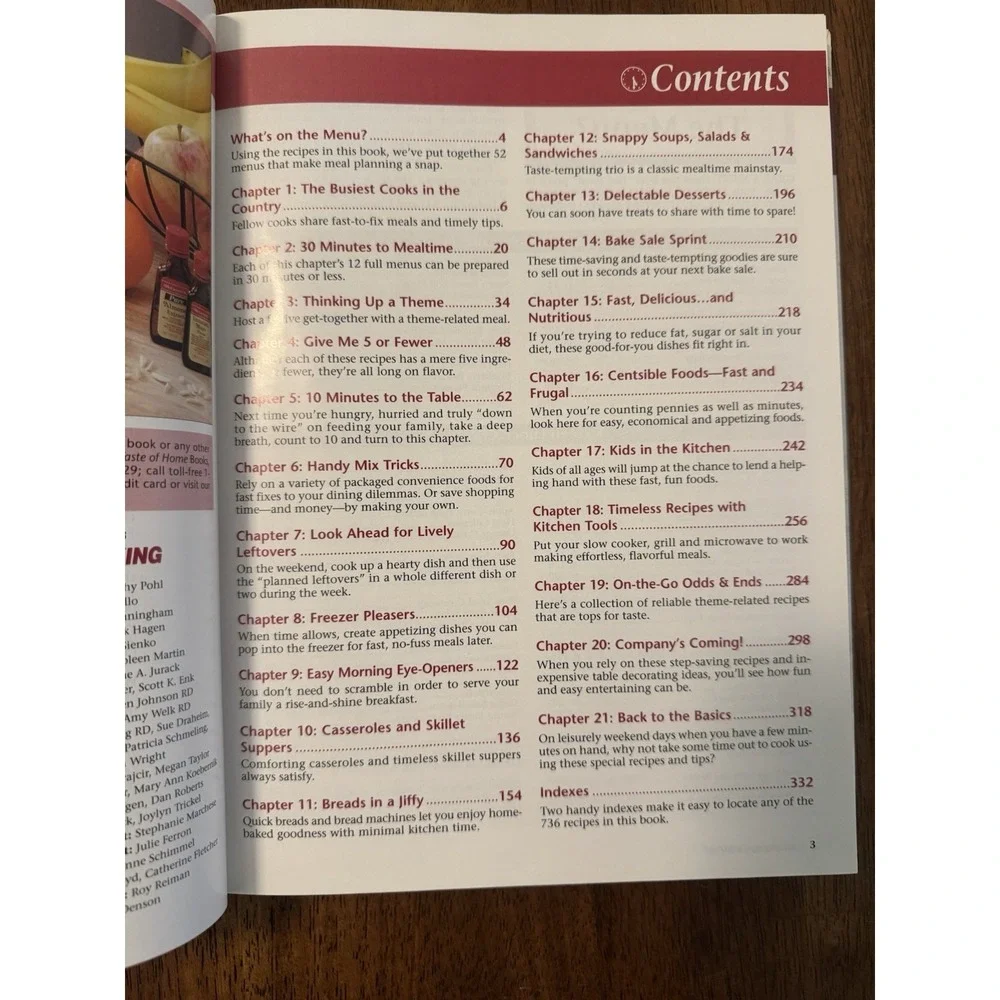 Taste of Home's Quick Cooking Annual Recipes 2004 Cookbook (English)